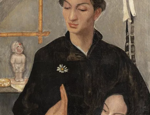 Le poète David Knut et sa femme